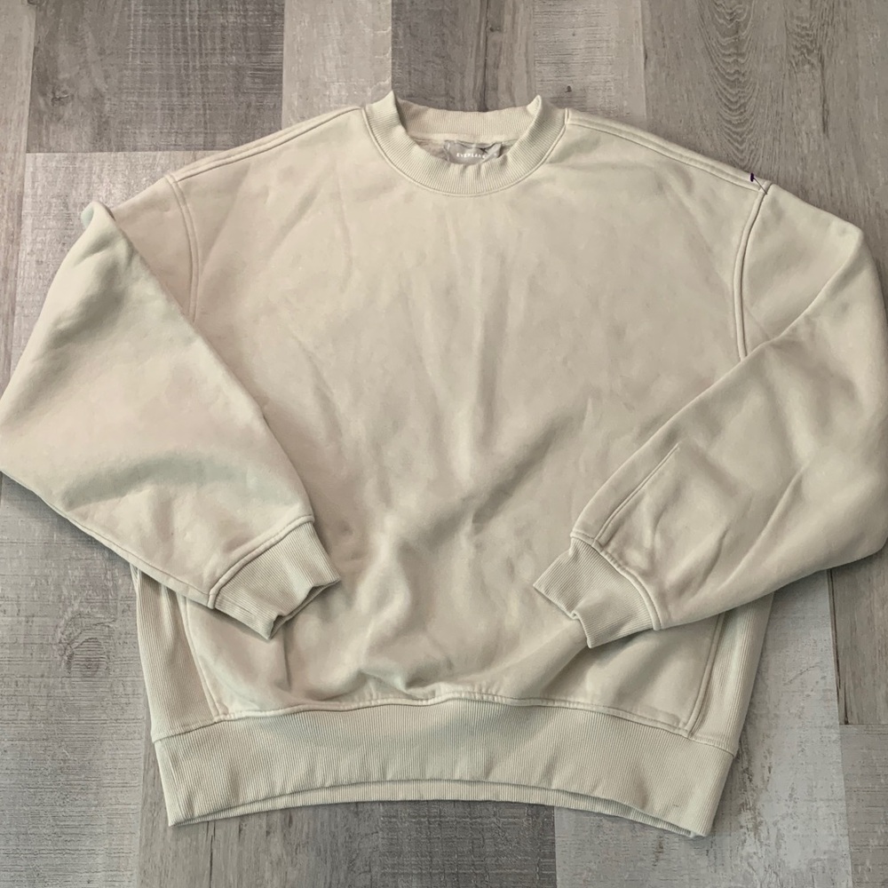 EVERLANE Women's Cream Sweatshirt